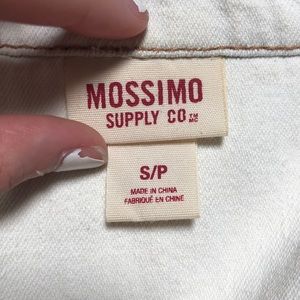 Mossimo Supply Co. Jackets & Coats - white jean vest Mossimo Supply Co. Jackets & Coats - white jean vest